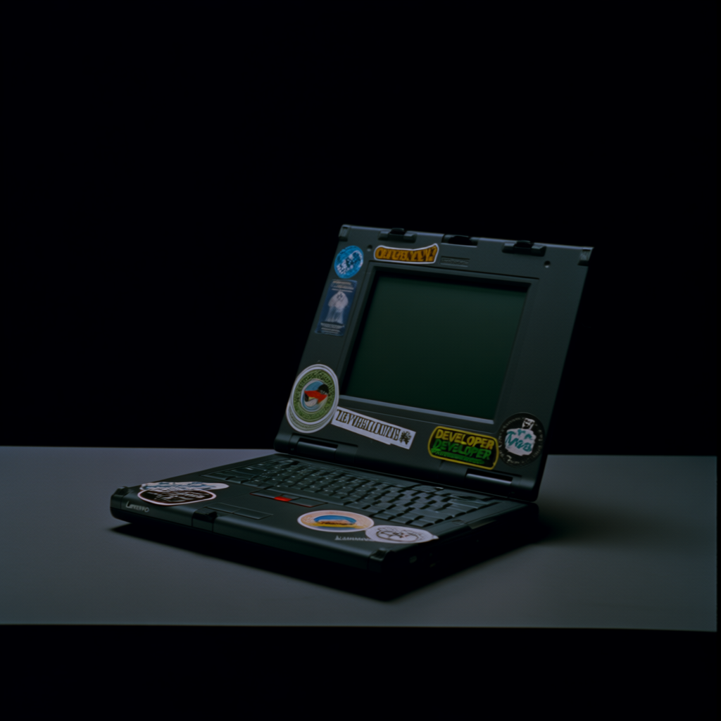 A nerdy laptop